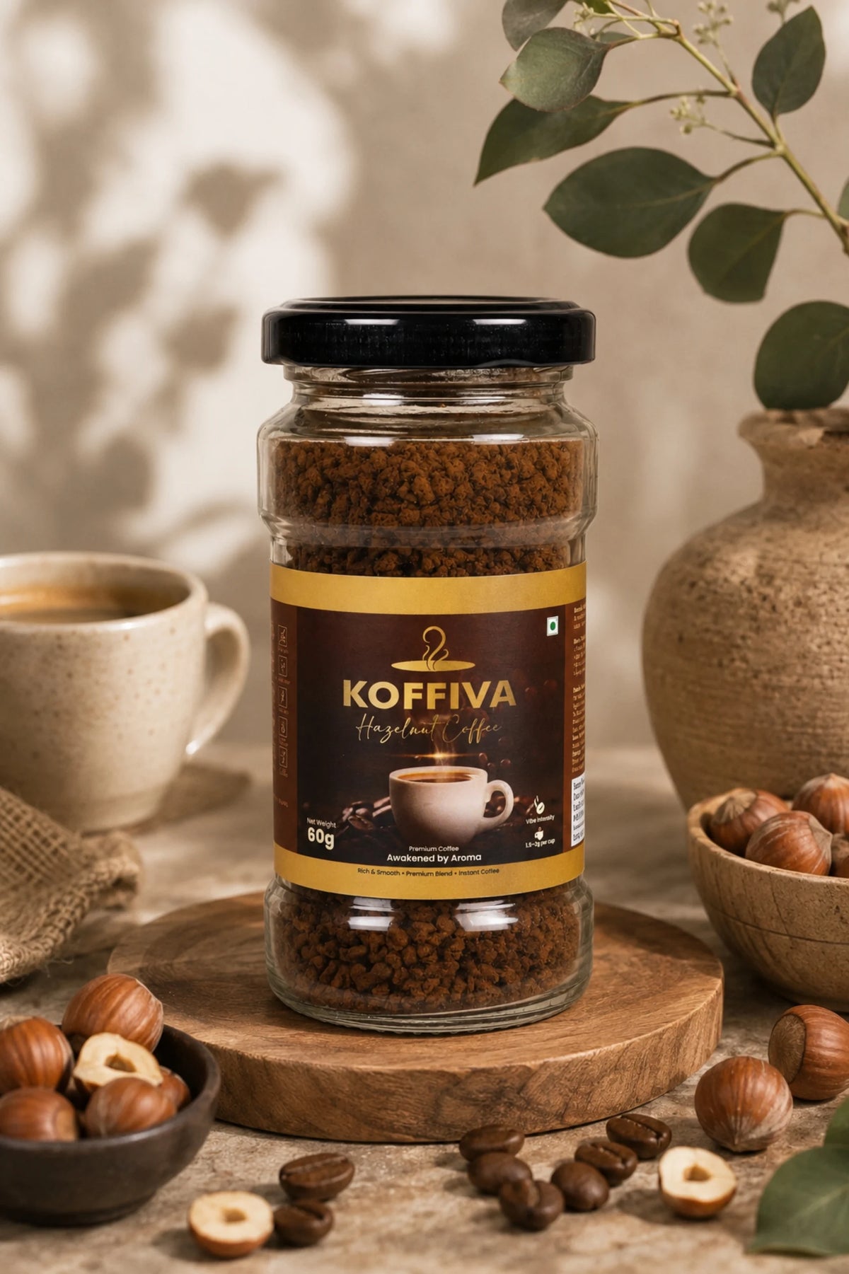 KOFFIVA HAZELNUT COFFEE
